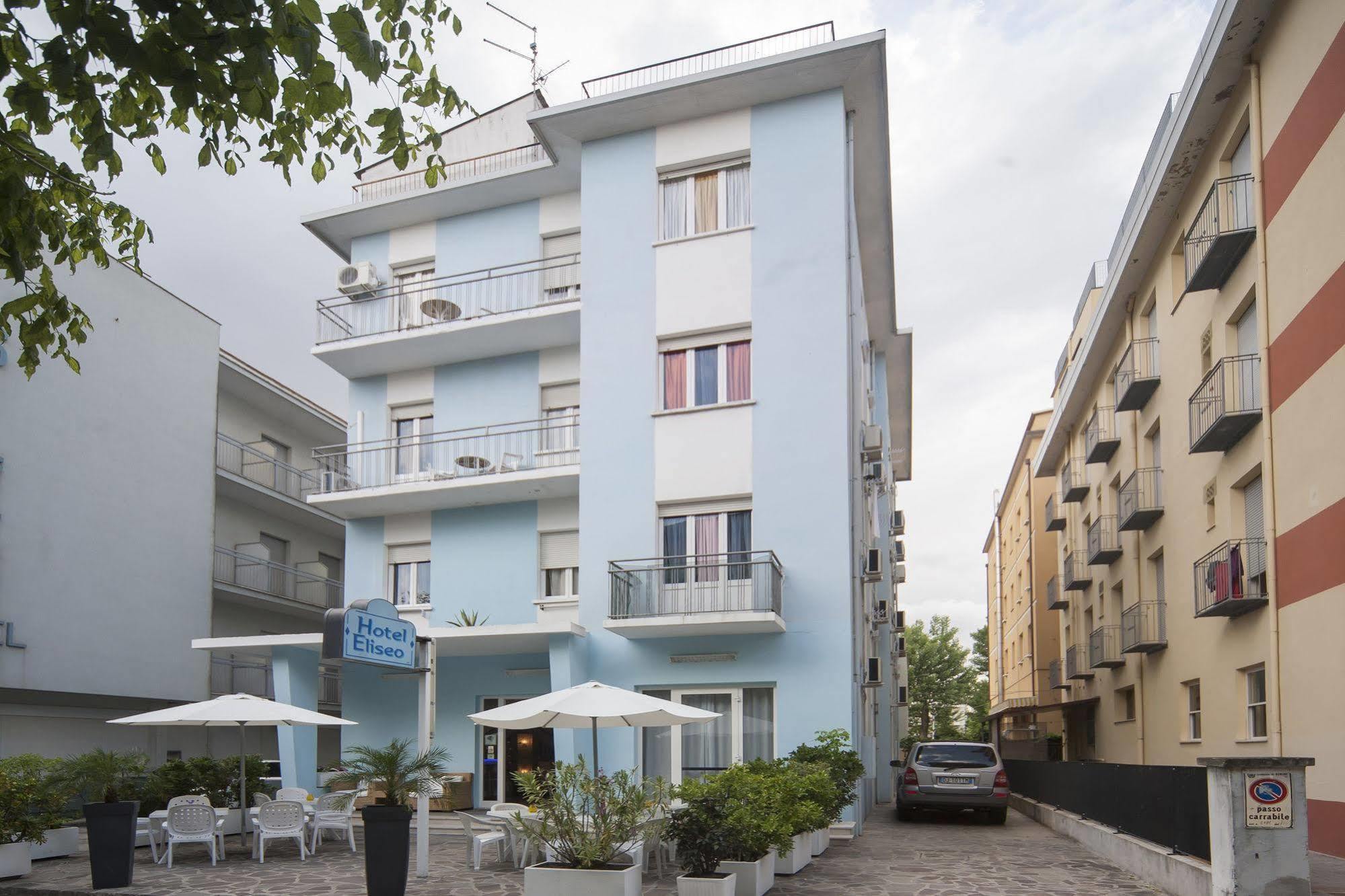 Hotel Eliseo Rimini Exteriér fotografie